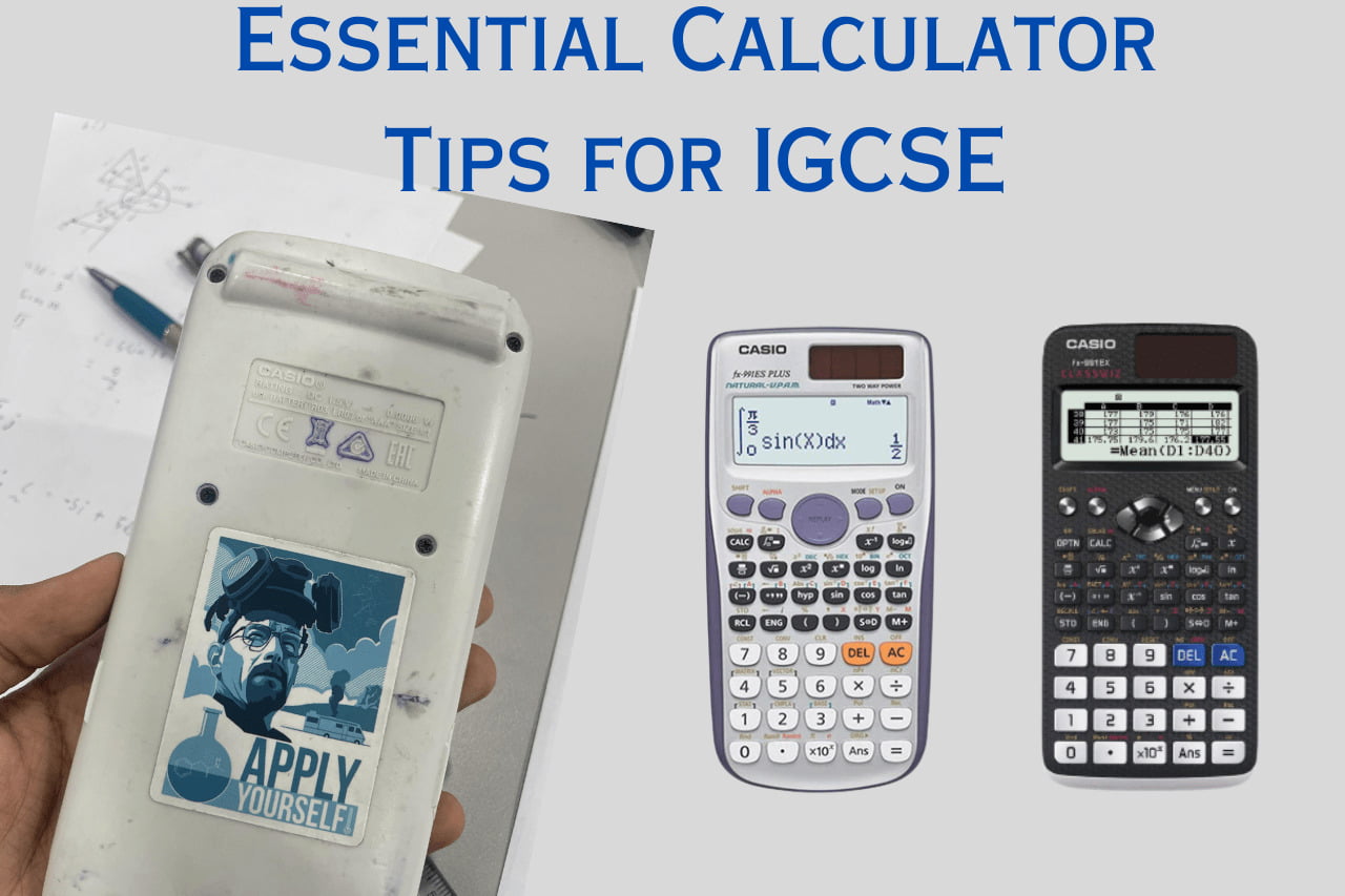 calculator tips for IGCSE feature