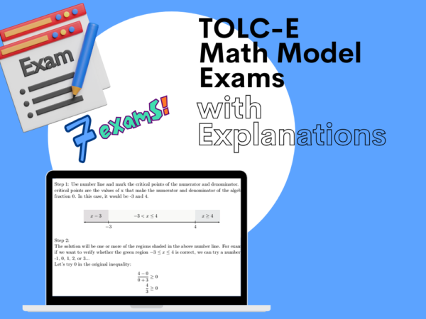 TOLC-E Model Papers Bundle